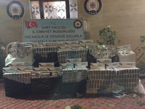 Siirt İl Emniyet Müdürlüğü ekiplerince ,”Kaçakçılık Suçlarının önlenmesine Yönelik” düzenlenen