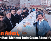 Özcan Ailesi, Babaları Hacı Mehmet Emin  Özcan Adına İftar Verdi