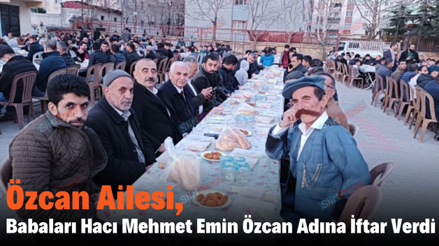 Özcan Ailesi, Babaları Hacı Mehmet Emin  Özcan Adına İftar Verdi