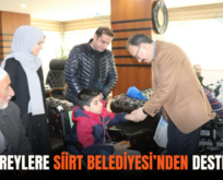 ÖZEL BİREYLERE SİİRT BELEDİYESİ’NDEN DESTEK ELİ!..