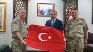 Bölgedeki birlikleri denetlemek üzere Siirt’te gelen Jandarma Genel Komutanlığı Lojistik