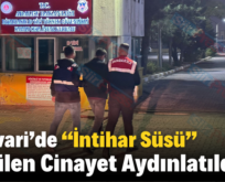 Pervari’de “İntihar Süsü” Verilen Cinayet Aydınlatıldı