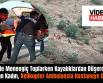 Pervari’de Menengiç Toplarken Kayalıklardan Düşerek Yaralanan Kadın, Helikopter Ambulansla Hastaneye Ulaştırıldı