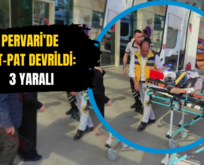 Pervari’de Pat-Pat Devrildi: 3 Yaralı