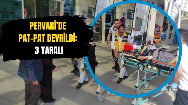 Pervari’de Pat-Pat Devrildi: 3 Yaralı