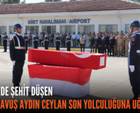 PERVARİ’DE ŞEHİT DÜŞEN UZMAN ÇAVUŞ AYDIN CEYLAN SON YOLCULUĞUNA UĞURLANDI