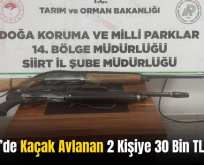 Pervari’de Kaçak Avlanan 2 Kişiye 30 Bin TL Ceza!..