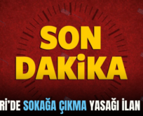 PERVARİ’DE SOKAĞA ÇIKMA YASAĞI İLAN EDİLDİ