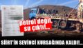 PETROL DEĞİL, SU ÇIKTI!..