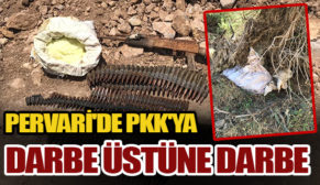 PERVARİ’DE PKK’YA DARBE ÜSTÜNE DARBE