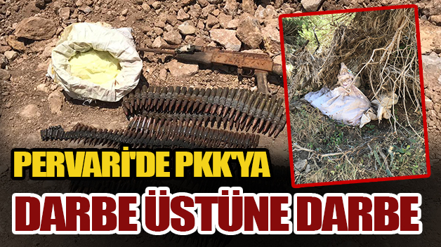 PERVARİ’DE PKK’YA DARBE ÜSTÜNE DARBE