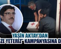 PROF.DR.YASİN AKTAY’DAN “BİZBİZE YETERİZ” KAMPANYASINA BİR DESTEK DAHA!..