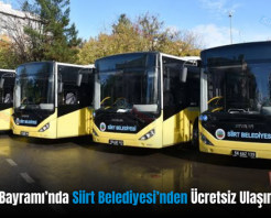 Ramazan Bayramı’nda Siirt Belediyesi’nden Ücretsiz Ulaşım Hizmeti!