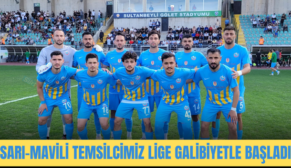 SARI-MAVİLİ TEMSİLCİMİZ LİGE GALİBİYETLE BAŞLADI