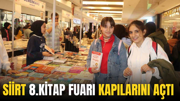 SİİRT 8.KİTAP FUARI KAPILARINI AÇTI