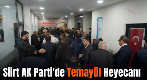 Siirt AK Parti’de Temayül Heyecanı