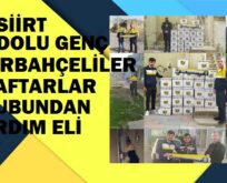 SİİRT FENERBAHÇELİLER TARAFTARLAR GRUBUNDAN YARDIM ELİ