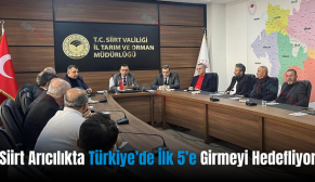 Siirt Arıcılıkta Türkiye’de İlk 5’e Girmeyi Hedefliyor