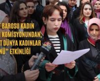 Siirt Barosu Kadın Hakları Komisyonundan, “8 Mart Dünya Kadınlar Günü” Etkinliği