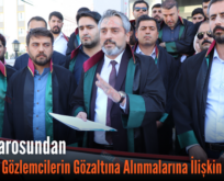 Siirt Barosundan İspanyol Gözlemcilerin Gözaltına Alınmalarına İlişkin Açıklama