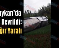 Baykan’da TIR Devrildi: 1 Ağır Yaralı