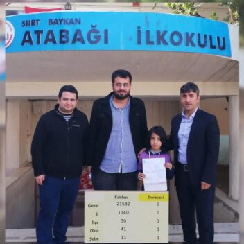Türkiye geneli aylık yapılan özel deneme sınavında büyük bir başarı