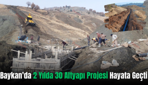Baykan’da 2 Yılda 30 Altyapı Projesi Hayata Geçti