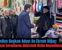 Siirt Belediye Başkan Adayı Av. Ekrem Olğaç: “Esnafımızın Sorunlarını Gidermek Bizim Boynumuzun Borcu”