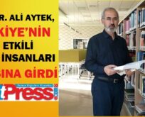 DOÇ.DR. ALİ AYTEK, TÜRKİYE’NİN EN ETKİLİ BİLİM İNSANLARI ARASINA GİRDİ