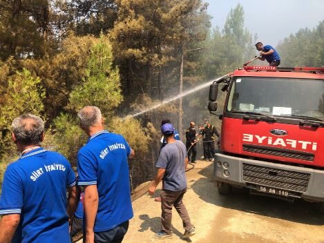 Antalya’nın Manavgat ilçesindeki yangın söndürme çalışmalarına destek olmak için ekiplerini bölgeye sevk