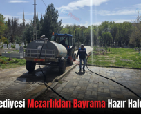 Siirt Belediyesi Mezarlıkları Bayrama Hazır Hale Getirdi