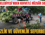 SİİRT BELEDİYESİ’NDEN KUVVETLİ RÜZGÂR SONRASI TEMİZLİK VE GÜVENLİK SEFERBERLİĞİ