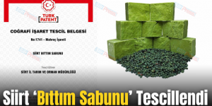 Siirt ‘Bıttım Sabunu’ Tescillendi