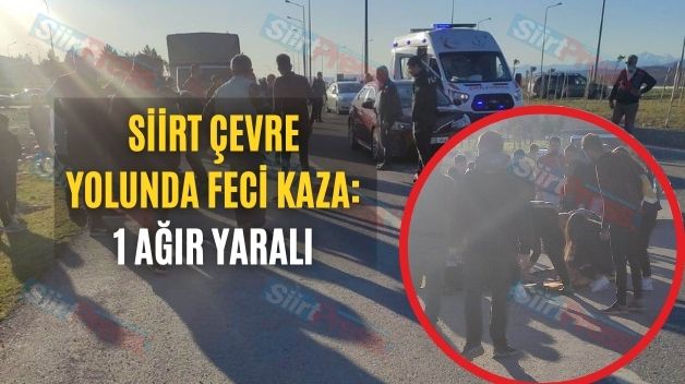 Siirt Çevre Yolunda Feci Kaza: 1 Ağır Yaralı