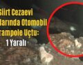 Siirt Cezaevi Yakınlarında Otomobil Şarampole Uçtu: 1 Yaralı