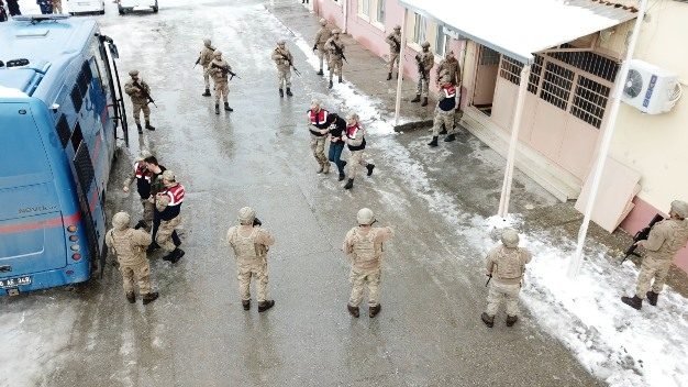 Siirt’te İl Jandarma Komutanlığı ekiplerince E Tipi Kapalı Ceza İnfaz Kurumunda meydana