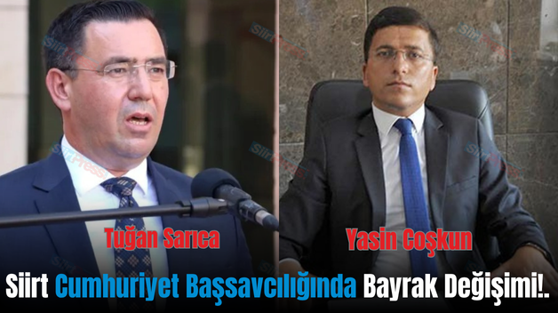 Siirt Cumhuriyet Başsavcılığında Bayrak Değişimi!.