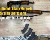 Siirt Dahlindeki Adana Merkezli 7 İlde Silah Operasyonu:  Her Taşın Altından Silah Çıktı