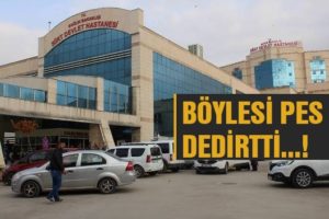 Siirt Devlet Hastanesinde sağlık stajı gören öğrencilerin çantaları kişi veya
