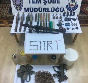 Siirt İl Emniyet Müdürlüğü Terörle Mücadele (TEM) Şube ekipleri, PKK/KCK