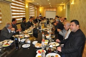 Siirt’teki yerel ve ulusal basın mensuplarıyla sabah kahvaltısında bir araya