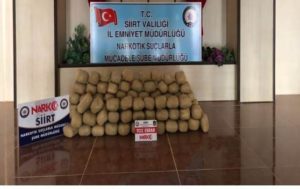 Siirt Emniyet Müdürlüğü, kentte dev bir uyuşturucu operasyonuna imza atarak,