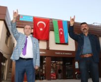 ERUH’LU ÜLKÜCÜLERDEN AZERBAYCAN’A BAYRAKLI DESTEK