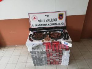 Eruh merkezli 3 ilde düzenlenen ve 19 şüphelinin yakalandığı operasyonda,