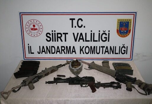 Siirt’in Eruh ilçesinde, güvenlik güçlerince sürdürülen operasyonda etkisiz hale getirilen