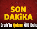 Siirt Eruh’ta Çoban Ölü Bulundu