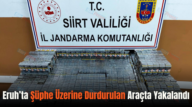 Eruh’ta Şüphe Üzerine Durdurulan Araçta Yakalandı