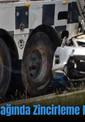 Siirt Ford Kavşağında Zincirleme Kazası: 1 Yaralı