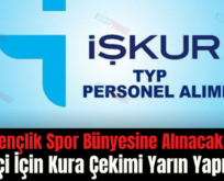 Siirt Gençlik Spor Bünyesine Alınacak 30 İşçi İçin Kura Çekimi Yarın Yapılacak