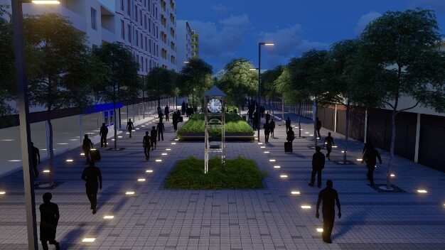 Hz. Fakirullah (Güres) Caddesi Düzenleme Projesinin ayrıntıları hazırlanan animasyon ile